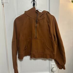 Lululemon roasted brown scuba hoodie